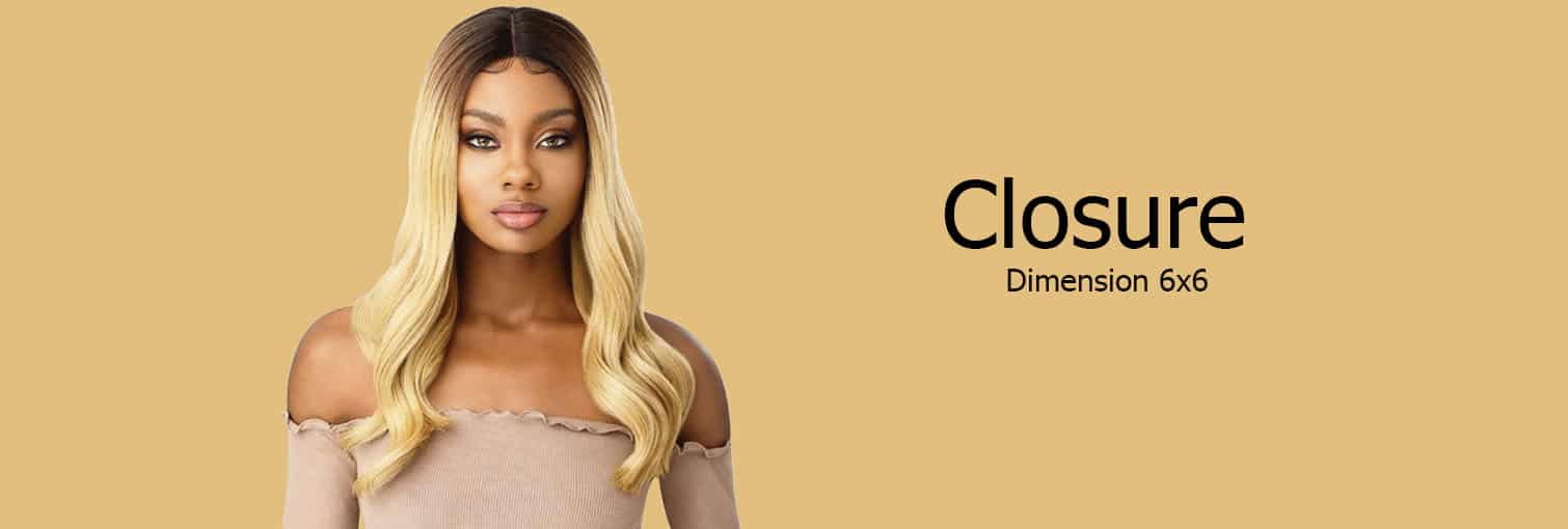 Gamme closure 6X6, cheveux brésiliens et indiens en ligne closure en vente cheveu
